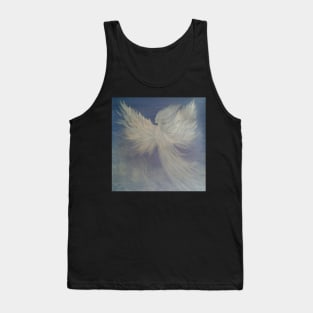 Angel Watching Over Us Clouds Beautiful Angel design Gifts Tank Top